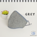 Organic Cotton - Antibacterial Face Mask for Petite & Youth face mask Adjustable Earloop Washable Reusable Unisex fancy face mask light weight