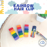Stylish Rainbow hair clips Hair pins easy clip hair clips daily hair clips Gift hair accessories