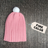 Kids Snowball PomPom Winter Beanie Kids hats Kids Trapper hats Acrylic Hand knitted Kids Gifts  Kids Christmas gift