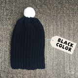 Kids Snowball PomPom Winter Beanie Kids hats Kids Trapper hats Acrylic Hand knitted Kids Gifts  Kids Christmas gift