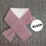 Kids Neck Warmer Winter Scarf  kids Muffler Baby Scarf 8W Corduroy fleece Neck gaiter Neck wrap baby gifts Christmas gift holiday gift