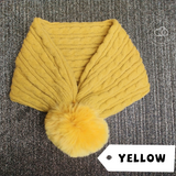 Kids Neck Warmer Winter Scarf  kid Muffler Baby Scarf Soft Wool hand knit pompom kids hat Neck wrap baby gift Christmas gift holiday gift