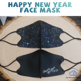 2021 Happy New Year Face Mask - Happy New Year 2021 Face Mask - New Year's Eve Face Mask - Antibacterial  Washable Reusable Unisex