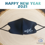 2021 Happy New Year Face Mask - Happy New Year 2021 Face Mask - New Year's Eve Face Mask - Antibacterial  Washable Reusable Unisex