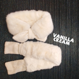 Kids Neck Warmer - Winter Scarf - kid Muffler - Baby Scarf -  Soft Fur hand knit Muffler - Neck wrap - baby gift Christmas gift holiday gift