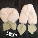 Kids Neck Warmer - Winter Scarf - kid Muffler - Baby Scarf -  Soft Fur hand knit Muffler - Neck wrap - baby gift Christmas gift holiday gift