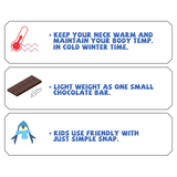 Kids Neck Warmer Winter Scarf  kids Muffler Baby Scarf Soft cotton fleece Neck gaiter Neck wrap baby gifts Christmas gift scarf Holiday Gift