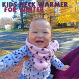 Kids Neck Warmer Winter Scarf  kids Muffler Baby Scarf Soft cotton fleece Neck gaiter Neck wrap baby gifts Christmas gift scarf Holiday Gift
