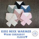 Kids Neck Warmer Winter Scarf  kids Muffler Baby Scarf Fine Corduroy fleece Neck gaiter Neck wrap baby gifts Christmas gift holiday gift