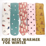 Kids Neck Warmer Winter Scarf  kids Muffler Baby Scarf Soft cotton fleece Neck gaiter Neck wrap baby gifts Christmas gift scarf Holiday Gift